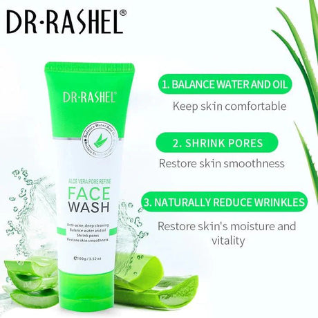 Dr.Rashel Aloe Vera Pore Refine Face Wash 100g - Al Kabayel Discount CentreDr.Rashel Aloe Vera Pore Refine Face Wash 100gSkin CareDR RASHELAl Kabayel Discount Centre