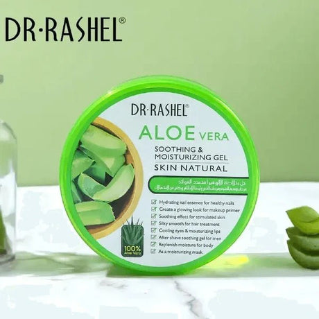 Dr.Rashel Aloe Vera Soothing & Moisturizing Gel Skin Natural - 300g - Al Kabayel Discount CentreDr.Rashel Aloe Vera Soothing & Moisturizing Gel Skin Natural - 300gSkin CareDR RASHELAl Kabayel Discount Centre