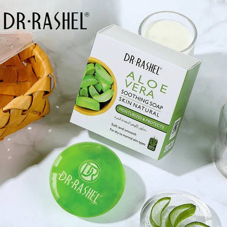 Dr.Rashel Aloe Vera Soothing Skin Natural Soap - 100g - Al Kabayel Discount CentreDr.Rashel Aloe Vera Soothing Skin Natural Soap - 100gSkin CareDR RASHELAl Kabayel Discount Centre
