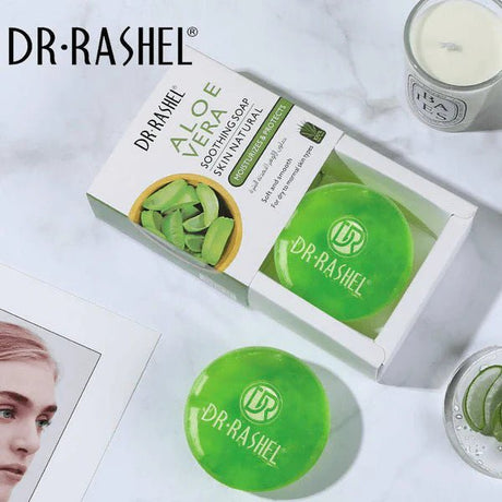 Dr.Rashel Aloe Vera Soothing Skin Natural Soap - 100g - Al Kabayel Discount CentreDr.Rashel Aloe Vera Soothing Skin Natural Soap - 100gSkin CareDR RASHELAl Kabayel Discount Centre
