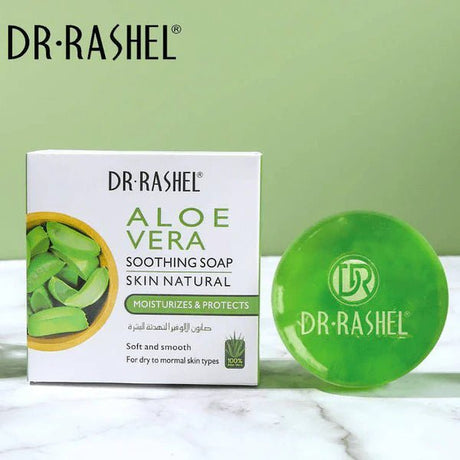 Dr.Rashel Aloe Vera Soothing Skin Natural Soap - 100g - Al Kabayel Discount CentreDr.Rashel Aloe Vera Soothing Skin Natural Soap - 100gSkin CareDR RASHELAl Kabayel Discount Centre