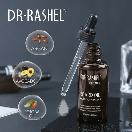 Dr.Rashel Argan + Vitamin E Beard Oil 50ml - Al Kabayel Discount CentreDr.Rashel Argan + Vitamin E Beard Oil 50mlSkin CareDR RASHELAl Kabayel Discount Centre