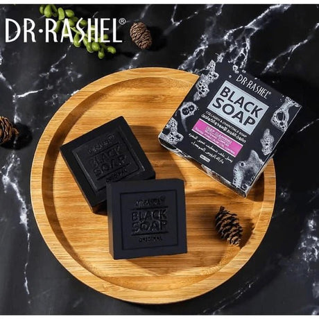 Dr.Rashel Black Soap Collagen & Charcoals Deep Cleansing - 100g - Al Kabayel Discount CentreDr.Rashel Black Soap Collagen & Charcoals Deep Cleansing - 100gSkin CareDR RASHELAl Kabayel Discount Centre