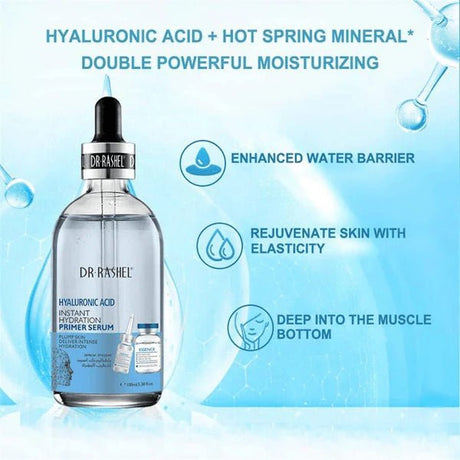 Dr.Rashel Hyaluronic Acid Instant Hydration Primer Serum 100ml - Al Kabayel Discount CentreDr.Rashel Hyaluronic Acid Instant Hydration Primer Serum 100mlSkin CareDR RASHELAl Kabayel Discount Centre