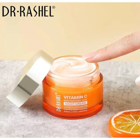 Dr.Rashel Vitamin C Brightening & Anti - Aging Night Cream 50gm - Al Kabayel Discount CentreDr.Rashel Vitamin C Brightening & Anti - Aging Night Cream 50gmSkin CareDR RASHELAl Kabayel Discount Centre