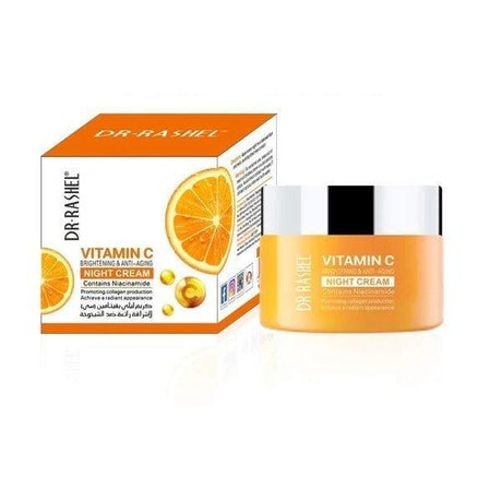 Dr.Rashel Vitamin C Brightening & Anti - Aging Night Cream 50gm - Al Kabayel Discount CentreDr.Rashel Vitamin C Brightening & Anti - Aging Night Cream 50gmSkin CareDR RASHELAl Kabayel Discount Centre