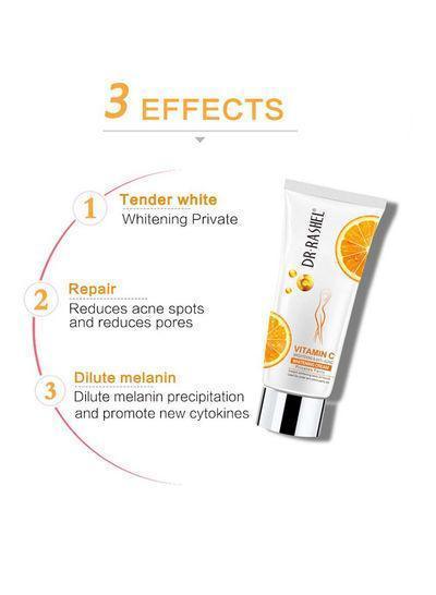 Dr.Rashel Vitamin C Brightening Anti Aging Whitening Cream for Private Parts 80g - Al Kabayel Discount CentreDr.Rashel Vitamin C Brightening Anti Aging Whitening Cream for Private Parts 80gSkin CareDR RASHELAl Kabayel Discount Centre