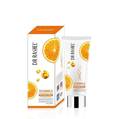 Dr.Rashel Vitamin C Brightening Anti Aging Whitening Cream for Private Parts 80g - Al Kabayel Discount CentreDr.Rashel Vitamin C Brightening Anti Aging Whitening Cream for Private Parts 80gSkin CareDR RASHELAl Kabayel Discount Centre