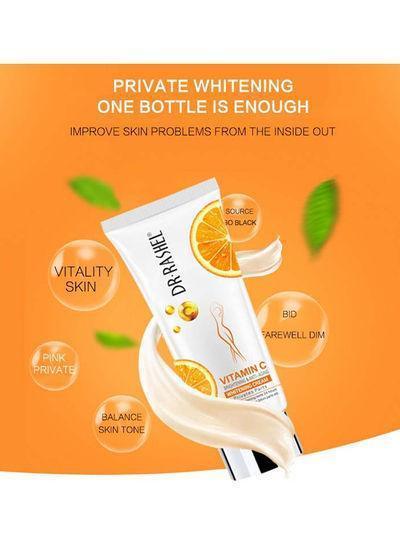 Dr.Rashel Vitamin C Brightening Anti Aging Whitening Cream for Private Parts 80g - Al Kabayel Discount CentreDr.Rashel Vitamin C Brightening Anti Aging Whitening Cream for Private Parts 80gSkin CareDR RASHELAl Kabayel Discount Centre