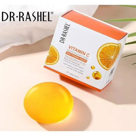 Dr.Rashel Vitamin C Brightening & Anti - Aging Whitening Soap - 100g - Al Kabayel Discount CentreDr.Rashel Vitamin C Brightening & Anti - Aging Whitening Soap - 100gSkin CareDR RASHELAl Kabayel Discount Centre