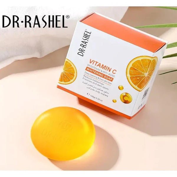 Dr.Rashel Vitamin C Brightening & Anti - Aging Whitening Soap - 100g - Al Kabayel Discount CentreDr.Rashel Vitamin C Brightening & Anti - Aging Whitening Soap - 100gSkin CareDR RASHELAl Kabayel Discount Centre