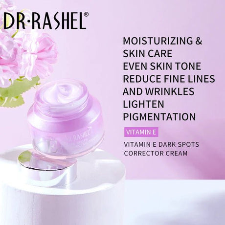 Dr.Rashel Vitamin E Dark Spots Corrector Cream 50g - Al Kabayel Discount CentreDr.Rashel Vitamin E Dark Spots Corrector Cream 50gSkin CareDR RASHELAl Kabayel Discount Centre