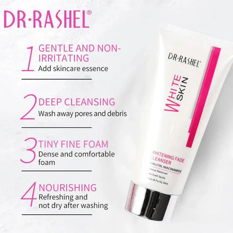 Dr.Rashel White Skin Whitening Fade Cleanser - 80ml - Al Kabayel Discount CentreDr.Rashel White Skin Whitening Fade Cleanser - 80mlSkin CareDR RASHELAl Kabayel Discount Centre