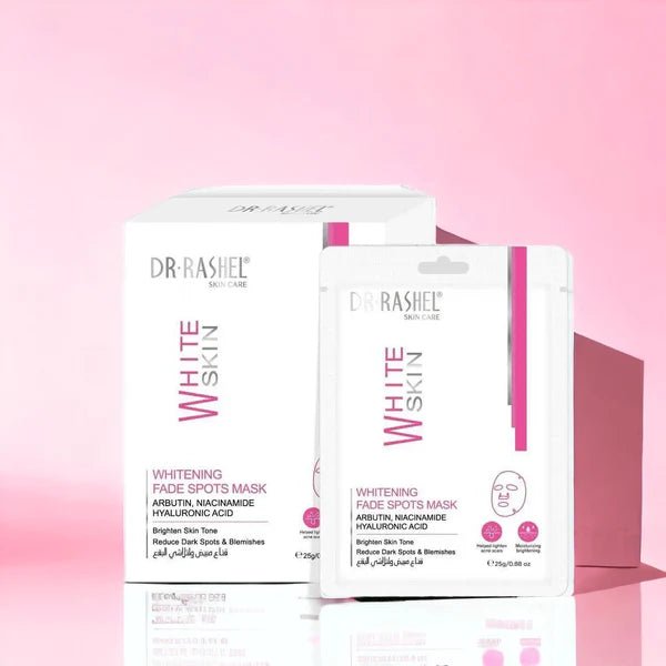 Dr.Rashel Whitening Fade Spots Sheet Mask - 10Pcs 25g - Al Kabayel Discount CentreDr.Rashel Whitening Fade Spots Sheet Mask - 10Pcs 25gSkin CareDR RASHELAl Kabayel Discount Centre