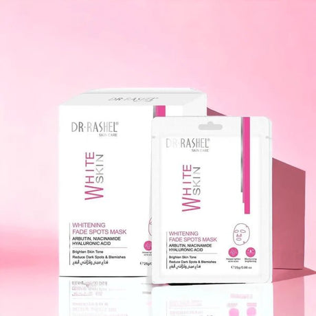 Dr.Rashel Whitening Fade Spots Sheet Mask - 10Pcs 25g - Al Kabayel Discount CentreDr.Rashel Whitening Fade Spots Sheet Mask - 10Pcs 25gSkin CareDR RASHELAl Kabayel Discount Centre