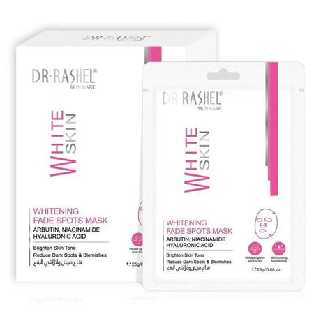 Dr.Rashel Whitening Fade Spots Sheet Mask - 10Pcs 25g - Al Kabayel Discount CentreDr.Rashel Whitening Fade Spots Sheet Mask - 10Pcs 25gSkin CareDR RASHELAl Kabayel Discount Centre