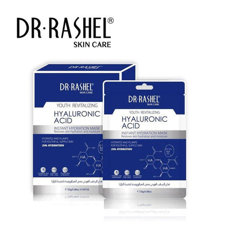 Dr.Rashel Youth Revitalizing Hyaluronic Acid Mask Sheet - 10Pcs 25g - Al Kabayel Discount CentreDr.Rashel Youth Revitalizing Hyaluronic Acid Mask Sheet - 10Pcs 25gSkin CareDR RASHELAl Kabayel Discount Centre
