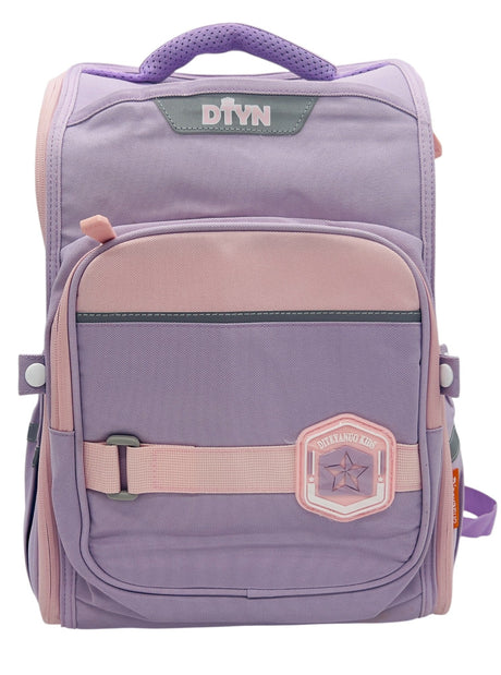 DTYN School Bag Backpack 38cm*28cm*16cm, 100% Polyester, Lavender - Al Kabayel Discount CentreDTYN School Bag Backpack 38cm*28cm*16cm, 100% Polyester, LavenderSchool BagsDTYNAl Kabayel Discount Centre