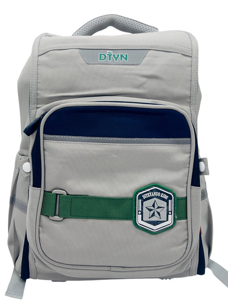 DTYN School Bag Backpack 38cm*28cm*16cm, 100% Polyester, Light Grey - Al Kabayel Discount CentreDTYN School Bag Backpack 38cm*28cm*16cm, 100% Polyester, Light GreySchool BagsDTYNAl Kabayel Discount Centre