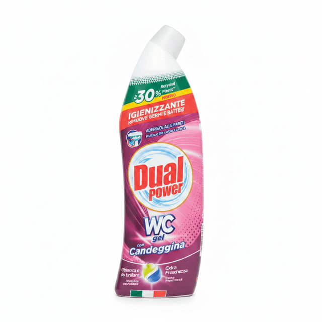 Dual Power WC Gel con Candeggina – Toilet Cleaner with Bleach | Extra Fresh - 1500ml - Al Kabayel Discount CentreDual Power WC Gel con Candeggina – Toilet Cleaner with Bleach | Extra Fresh - 1500mlHousehold CleaningDUAL POWERAl Kabayel Discount Centre