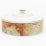 Dune Elegant White Ceramic Bowl with Arabic Pattern and Lid for Stylish Food Serving – 17.5 × 5 cm - Al Kabayel Discount CentreDune Elegant White Ceramic Bowl with Arabic Pattern and Lid for Stylish Food Serving – 17.5 × 5 cmBowlsDUNEAl Kabayel Discount Centre