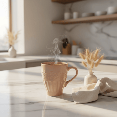 Dusty Rose Ceramic Mug | Elegant Embossed Design | 300ml - Al Kabayel Discount CentreDusty Rose Ceramic Mug | Elegant Embossed Design | 300mlMugsAKDCAl Kabayel Discount Centre