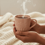 Dusty Rose Ceramic Mug | Elegant Embossed Design | 300ml - Al Kabayel Discount CentreDusty Rose Ceramic Mug | Elegant Embossed Design | 300mlMugsAKDCAl Kabayel Discount Centre