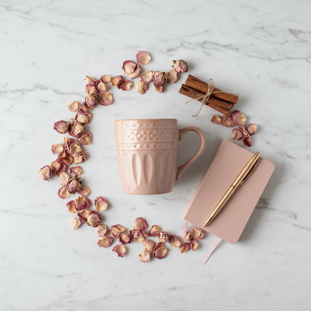 Dusty rose ceramic mug with elegant design 350ml - Al Kabayel Discount CentreDusty rose ceramic mug with elegant design 350mlMugsAKDCAl Kabayel Discount Centre