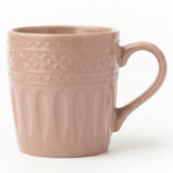 Dusty rose ceramic mug with elegant design 350ml - Al Kabayel Discount CentreDusty rose ceramic mug with elegant design 350mlMugsAKDCAl Kabayel Discount Centre