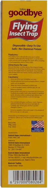 Dutch & Habro Goodbye Flying Insect Trap 1 Pc - Al Kabayel Discount CentreDutch & Habro Goodbye Flying Insect Trap 1 PcHousehold CleaningDUTCH & HABROAl Kabayel Discount Centre
