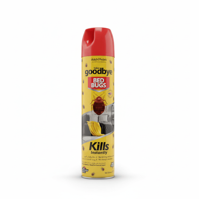 Dutch & Habro Goodbye Goodbye Bed Bugs Spray Kills Instantly - 400ml - Al Kabayel Discount CentreDutch & Habro Goodbye Goodbye Bed Bugs Spray Kills Instantly - 400mlHousehold CleaningDUTCH & HABROAl Kabayel Discount Centre