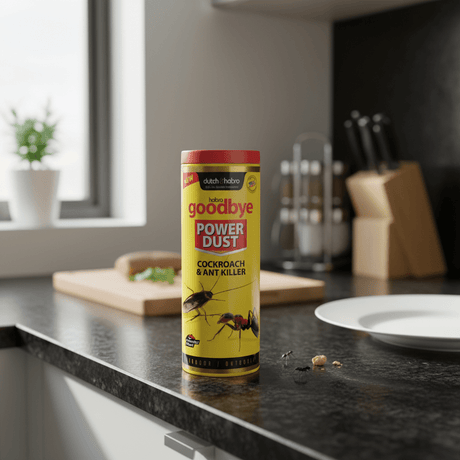 Dutch & Habro Goodbye Powder Dust Cockroach & Ant Killer - 100g - Al Kabayel Discount CentreDutch & Habro Goodbye Powder Dust Cockroach & Ant Killer - 100gHousehold CleaningDUTCH & HABROAl Kabayel Discount Centre