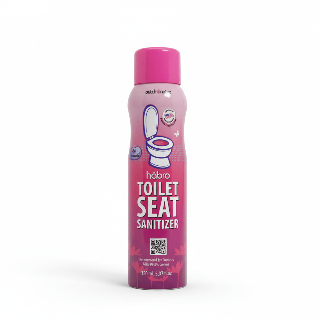 Dutch & Habro Toilet Seat Sanitizer Spray - 150ml - Al Kabayel Discount CentreDutch & Habro Toilet Seat Sanitizer Spray - 150mlHousehold CleaningDUTCH & HABROAl Kabayel Discount Centre