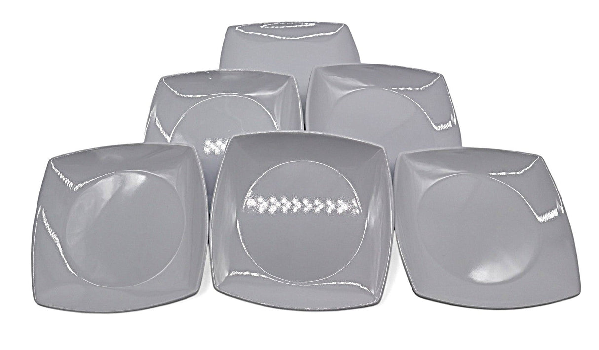Dynasty 30pcs Melamine Square Dinnerware Sets, Set Includes Dinner and Side Plates, and Bowls, White - Al Kabayel Discount CentreDynasty 30pcs Melamine Square Dinnerware Sets, Set Includes Dinner and Side Plates, and Bowls, WhiteDinnerware SetsDYNASTYAl Kabayel Discount Centre