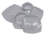 Dynasty 30pcs Melamine Square Dinnerware Sets, Set Includes Dinner and Side Plates, and Bowls, White - Al Kabayel Discount CentreDynasty 30pcs Melamine Square Dinnerware Sets, Set Includes Dinner and Side Plates, and Bowls, WhiteDinnerware SetsDYNASTYAl Kabayel Discount Centre