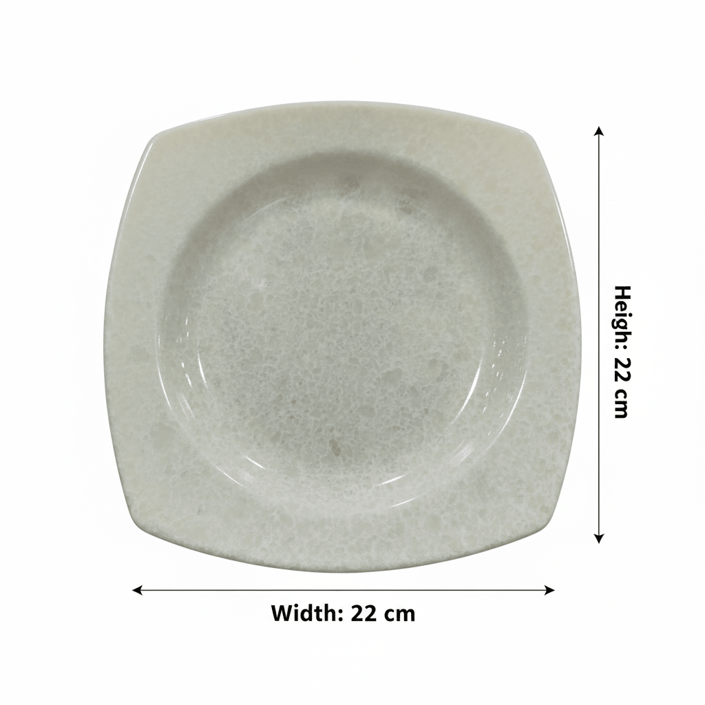 Dynasty Melamine Deep Plate – Cream, 22×22 cm Square - Al Kabayel Discount CentreDynasty Melamine Deep Plate – Cream, 22×22 cm SquarePlatesDYNASTYAl Kabayel Discount Centre