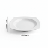 Dynasty Melamine Deep Plate – White – 22×22 cm - Al Kabayel Discount CentreDynasty Melamine Deep Plate – White – 22×22 cmPlatesDYNASTYAl Kabayel Discount Centre