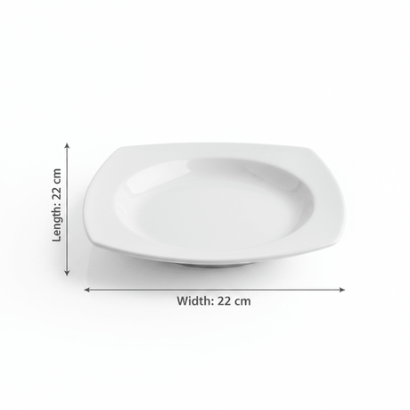 Dynasty Melamine Deep Plate – White – 22×22 cm - Al Kabayel Discount CentreDynasty Melamine Deep Plate – White – 22×22 cmPlatesDYNASTYAl Kabayel Discount Centre