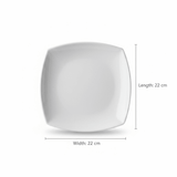 Dynasty Melamine Plate – White 8" (22*22 cm) - Al Kabayel Discount CentreDynasty Melamine Plate – White 8" (22*22 cm)PlatesDYNASTYAl Kabayel Discount Centre