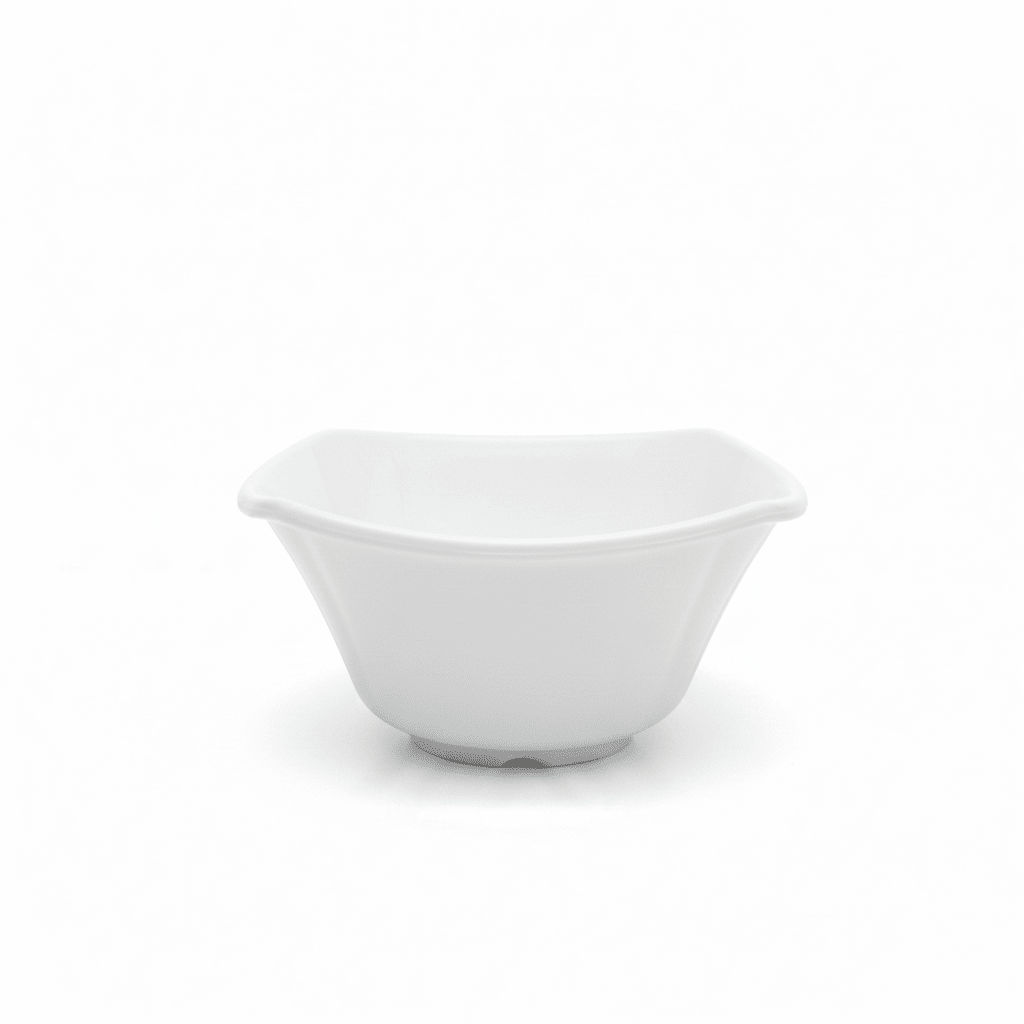 Dynasty Melamine Square Bowl – White – 11×5 cm - Al Kabayel Discount CentreDynasty Melamine Square Bowl – White – 11×5 cmBowlsDYNASTYAl Kabayel Discount Centre