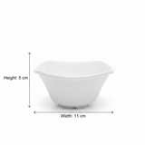 Dynasty Melamine Square Bowl – White – 11×5 cm - Al Kabayel Discount CentreDynasty Melamine Square Bowl – White – 11×5 cmBowlsDYNASTYAl Kabayel Discount Centre