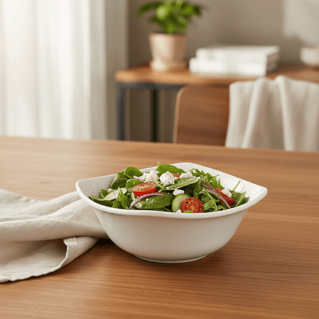 Dynasty Melamine Square Bowl – White – 13.5 × 5 cm - Al Kabayel Discount CentreDynasty Melamine Square Bowl – White – 13.5 × 5 cmBowlsDYNASTYAl Kabayel Discount Centre