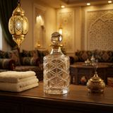 Glass Perfume Bottle with Gold Accents - 300ml