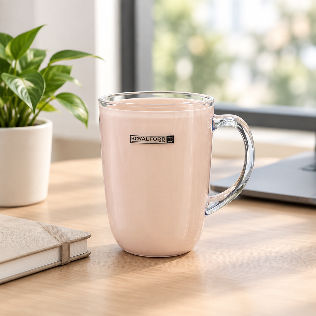 Royalford Melamine Mug Pink - 300ml