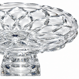 Glass Footed Fruit Plate- 30×13cm