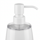 Acrylic Liquid Soap Dispenser White - 350ml