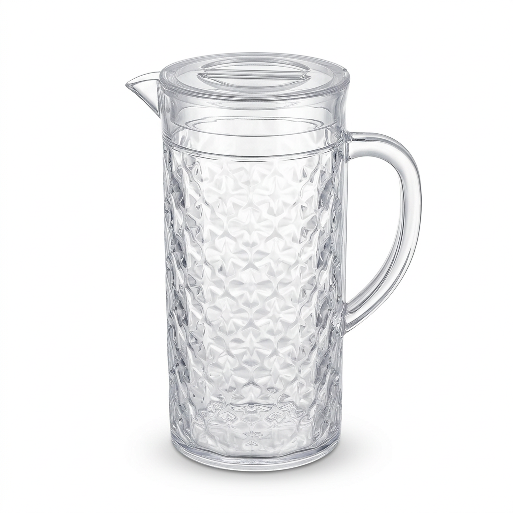 Acrylic Jug with Lid - 1.5 Litre