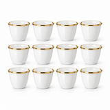 Verucci 12 Piece Ceramic Cawa Cup Set - 100ml