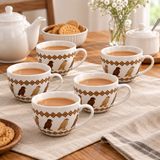 Hamid 6-Piece Tea Cup Set - 200ml