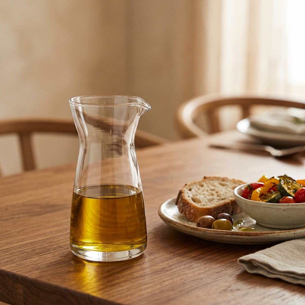 Glass Oil Pourer with Pouring Spout – 130ml